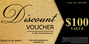 Read more about the article $100 Discount Voucher on All Molecular Depot Products